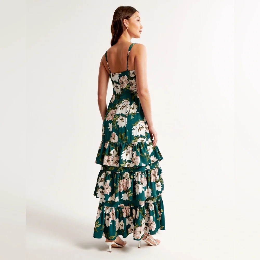 Drama Ruffle Tiered Maxi Dress